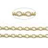 Brass Oval & Knot Link Chains CHC-P010-13G-2