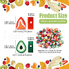 100Pcs 10 Styles Handmade Polymer Clay Beads CLAY-YW0002-04-2