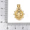 Brass Micro Pave Cubic Zirconia Pendants KK-A260-07D-G-3