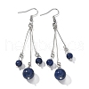 Natural Gemstone Dangle Earrings Sets EJEW-JE02813-4