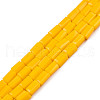 Opaque Solid Color Glass Beads Strands GLAA-N052-03-A04-1