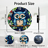 MDF Printed Wall Clock HJEW-WH0058-032-2