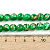 Baking Painted Glass Beads Strands DGLA-N010-8mm-04-4