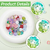 SOFPLATE 100Pcs Transparent Glass Beads GLAA-SP0001-04-6