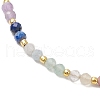 Chakra Theme Adjustable Natural Mixed Gemstone Braided Bead Bracelets for Women BJEW-JB11618-03-3