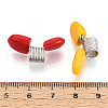Iron Mini Spring Bead Clamps for Beading Jewelry Making TOOL-T012-01A-02-3