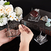 AHADERMAKER 3Pcs 3 Styles Square Acrylic Base Display Easel Stands ODIS-GA0001-60-3