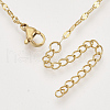 Brass Cable Chains Necklaces X-KK-T048-037G-NF-2