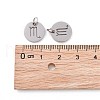 Non-Tarnish 304 Stainless Steel Charms STAS-Q201-T445-8S-4