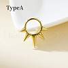 316 Surgical Stainless Steel Spike Hoop Nose Rings WG34C30-27-1
