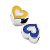 CCB Plastic European Beads CCB-M003-01G-2