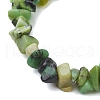 Natural Chrysoprase Beads Kids Bracelets BJEW-JB10611-01-3
