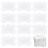 BENECREAT 30Pcs Blank Double-sided Heat Transfer Aluminium Pendants DIY-BC0012-89A-1