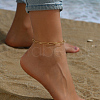 Paperclip Chain Anklets for Women YU2125-1