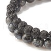 2Pcs 2 Style Natural Gemstone & Lava Rock Stretch Bracelets Set BJEW-JB08193-8
