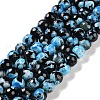 Natural Fire Crackle Agate Beads Strands G-M437-A01-01H-2
