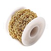 Brass Textured Oval Link Chains CHC-C014-05G-2