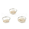 Natural Cowrie Shell Finger Rings RJEW-TA00171-1