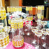Plastic Sparkling Flower Shape Mesh Wrap Roll DIY-CJC0001-08B-4