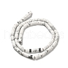 Natural Howlite Beads Strands G-P575-B39-4x2mm-3