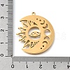 304 Stainless Steel Pendants STAS-S178-06G-3