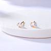 Square Stainless Steel Stud Earrings ZA1233-1