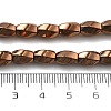 Electroplated Synthetic Non-magnetic Hematite Beads Strands G-P545-G02-02D-4
