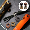  4Pcs 4 Colors Brass EDC European Beads FIND-NB0005-01-5