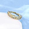 304 Stainless Steel with Rhinestone Finger Rings RJEW-Q020-10G-5