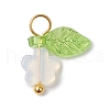 10Pcs Opalite Flower Charms PALLOY-JF03765-02-3