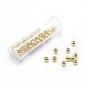 Brass Spacers Beads KK-K185-27-5mm-NR-1