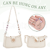 Shell & Starfish Alloy Enamel Link Purse Strap Extenders AJEW-AB00078-03-3