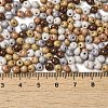 6/0 Opaque Baking Paint Glass Seed Beads SEED-M012-02A-25-4