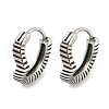 316 Surgical Stainless Steel Hoop Earrings EJEW-D096-09M-AS-1