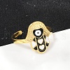 304 Stainless Steel Adjustable Cuff Rings RJEW-Q015-01G-D-1