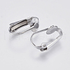 304 Stainless Steel Clip-on Earring Findings STAS-I097-025P-2