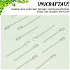Unicraftale 30Pcs 304 Stainless Steel Curb Chain Extender STAS-UN0053-94-5