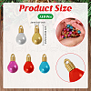Globleland 120Pcs Plastic Pendants KY-GL0001-05-2