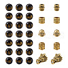 Tibetan Style Alloy Beads and Buddhist Glass Beads TIBEB-TA0001-90AG-02-1