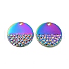 Ion Plating(IP) 304 Stainless Steel Pendants STAS-I671-25MC-1