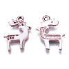 Alloy Enamel Pendants ENAM-Q417-16RG-3