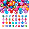 82Pcs 32 Style Opaque & Transparent Acrylic Beads MACR-TA0001-24-1