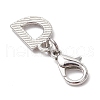 26Pcs 26 Styles Alloy Crystal Rhinestone Pendant Decorations HJEW-JM03172-02-5