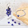  Handmade Evil Eye Lampwork Beads Strands LAMP-NB0001-63-2