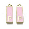 Alloy Enamel Pendants ENAM-T012-01P-RS-2
