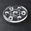 Chakra Acrylic Base Seven Star Group Display Decorations DJEW-K031-02-2