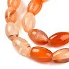 Dyed Natural Agate Beads Strands G-T141-15A-01-4