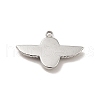 Non-Tarnish 304 Stainless Steel Pendants STAS-I197-007P-3