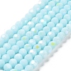 Opaque Glass Beads Strands EGLA-A035-P6mm-L10-1