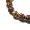PVD Vacuum Plating Non-magnetic Synthetic Hematite Beads Strands G-F682-01A-6